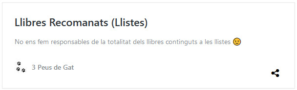 Llistes Recomanades